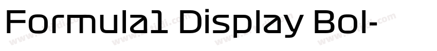 Formula1 Display Bol字体转换 Formula1 Display Bol字体转换